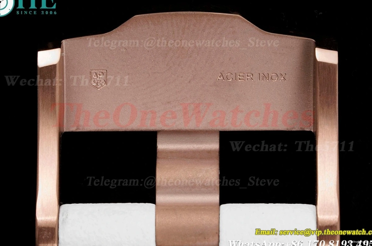 White JJF Royal Offshore 26408 White 44mm RU Oak RG A3126 0316